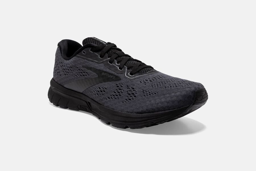 Brooks Israel Anthem 3 Road Running Shoes Mens - Black - YIS-147025